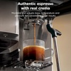 image:imageNinja Luxe Caf Mini  Espresso Machine amp Drip Coffee  Builtin Burr Grinder Precision Scale amp Manual Steam Wand  Lattes Cappuccinos amp More  Stainless Steel  ES301