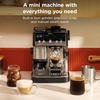 image:imageNinja Luxe Caf Mini  Espresso Machine amp Drip Coffee  Builtin Burr Grinder Precision Scale amp Manual Steam Wand  Lattes Cappuccinos amp More  Stainless Steel  ES301
