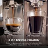 image:imageNinja Luxe Caf Mini  Espresso Machine amp Drip Coffee  Builtin Burr Grinder Precision Scale amp Manual Steam Wand  Lattes Cappuccinos amp More  Stainless Steel  ES301