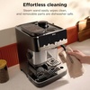 image:imageNinja Luxe Caf Mini  Espresso Machine amp Drip Coffee  Builtin Burr Grinder Precision Scale amp Manual Steam Wand  Lattes Cappuccinos amp More  Stainless Steel  ES301