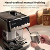 image:imageNinja Luxe Caf Mini  Espresso Machine amp Drip Coffee  Builtin Burr Grinder Precision Scale amp Manual Steam Wand  Lattes Cappuccinos amp More  Stainless Steel  ES301
