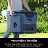 image:imageNinja FrostVault 50qt Hard Cooler with Dry Zone  Integrated FridgeTemp Dry Storage Drawer  Premium HeavyDuty Insulated Cooler  Keeps Ice Cold for Days  Luminous Blue  FB151CYLakeshore Blue