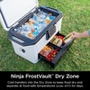 image:imageNinja FrostVault 50qt Hard Cooler with Dry Zone  Integrated FridgeTemp Dry Storage Drawer  Premium HeavyDuty Insulated Cooler  Keeps Ice Cold for Days  Luminous Blue  FB151CYSpanish Moss