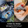 image:imageNinja FrostVault 50qt Hard Cooler with Dry Zone  Integrated FridgeTemp Dry Storage Drawer  Premium HeavyDuty Insulated Cooler  Keeps Ice Cold for Days  Luminous Blue  FB151CYCloud White