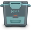 image:imageNinja FrostVault 50qt Hard Cooler with Dry Zone  Integrated FridgeTemp Dry Storage Drawer  Premium HeavyDuty Insulated Cooler  Keeps Ice Cold for Days  Luminous Blue  FB151CYHalocline Green