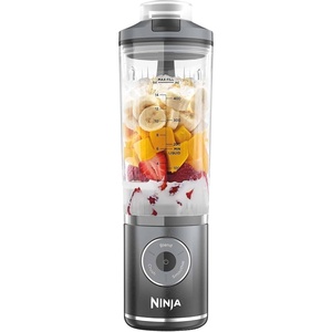 image:imageNinja Blast Max Portable BlenderBlenderSmoothie Maker 570 ml Rechargeable Blender Cup amp Leakproof Lid 3 Functions Smoothies Protein Shakes Lavender BC251EULDCool Grey