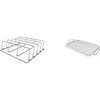 image:imageNinja Woodfire 4Rack Rib and Roast Smoking Bundle for OG800900 Grills Silver Steel