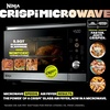 image:imageNinja Crispi Microwave amp Air Fryer with FusionCrisp Silver MW101  Replaces a countertop microwave and air fryer with 14 functions Fast 1000W microwave and powerful 1700W Ninja air fryerSilver