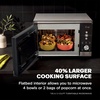image:imageNinja Crispi Microwave amp Air Fryer with FusionCrisp Silver MW101  Replaces a countertop microwave and air fryer with 14 functions Fast 1000W microwave and powerful 1700W Ninja air fryerSilver