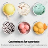 image:imageNinja Creami XL 11in1 Ice Cream Maker with XL Capacity NC601CREAMi Deluxe 11in1 w 2 Pints Silver