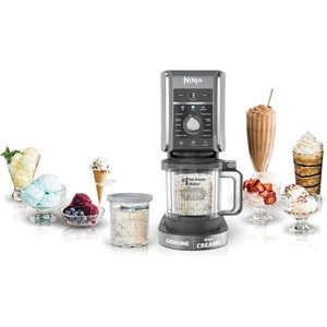 image:imageNinja Creami XL 11in1 Ice Cream Maker with XL Capacity NC601CREAMi Deluxe 11in1 w 2 Pints Silver