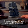 image:imageNinja NeverDull 10Pc German Steel Knife Set Stone Gold NK32010SD1Cyberspace