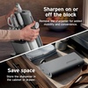 image:imageNinja NeverDull 10Pc German Steel Knife Set Stone Gold NK32010SD1Light Grey