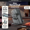 image:imageNinja NeverDull 10Pc German Steel Knife Set Stone Gold NK32010SD1Light Grey