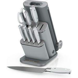image:imageNinja NeverDull 10Pc German Steel Knife Set Stone Gold NK32010SD1Light Grey