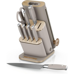 image:imageNinja NeverDull 10Pc German Steel Knife Set Stone Gold NK32010SD1Stone