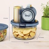 image:imageNinja PREPi 5in1 Prep amp Store System Crinkle Slice Shred PN301Midnight Blue