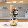 image:imageNinja PREPi 5in1 Prep amp Store System Crinkle Slice Shred PN301Stone
