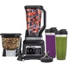 image:imageNinja BN805A Pro Plus Kitchen System 1400W 5in1 Smoothies Chop Dough Auto IQ 72oz Blender Pitcher 64oz Processor Bowl 2x32oz Cups Black Renewed