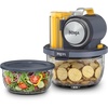 image:imageNinja PREPi 5in1 Prep amp Store System Crinkle Slice Shred PN301Midnight Blue
