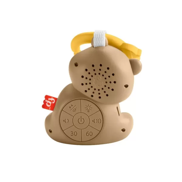 Fisher Price Baby Toy Beary Soothing Portable Sound Machine with Music Night Light ampamp Customizable Timer for Newborns 0 Months