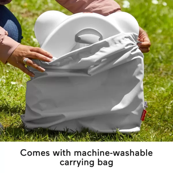 FisherPrice Baby 2in1 Travel Potty  Portable Infant to Toddler Potty Training Toilet and Removable Potty Ring for Travel