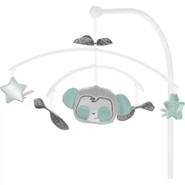 FisherPrice Baby Bedside Sleeper Soothing Motions Bassinet with Lights Music Vibrations ampamp Toy Mobile for Newborns 0 Months WindmillSnugamonkey