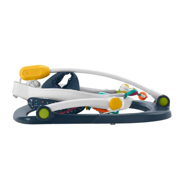 FisherPrice Baby Bouncer SpaceSaver Jumperoo Activity Center with Lights Sounds and Folding Frame Sweet SnugapuppyAstro Kitty