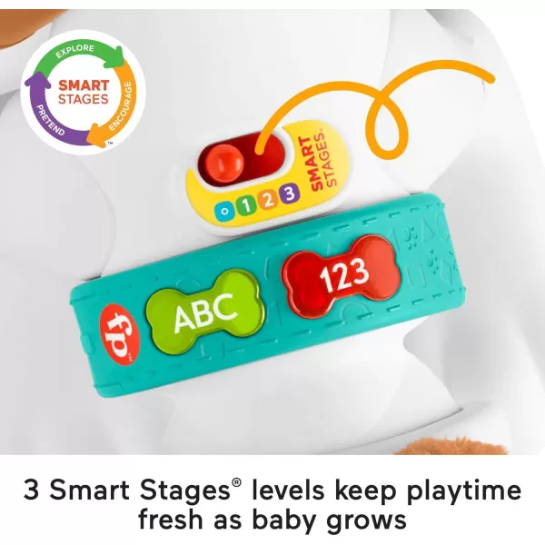 FisherPrice Baby Learning Toy 123 Crawl with Me Puppy Electronic Dog with Smart Stages Content ampamp Lights for Ages 6 Months Amazon Exclusive