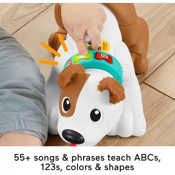 FisherPrice Baby Learning Toy 123 Crawl with Me Puppy Electronic Dog with Smart Stages Content ampamp Lights for Ages 6 Months Amazon Exclusive
