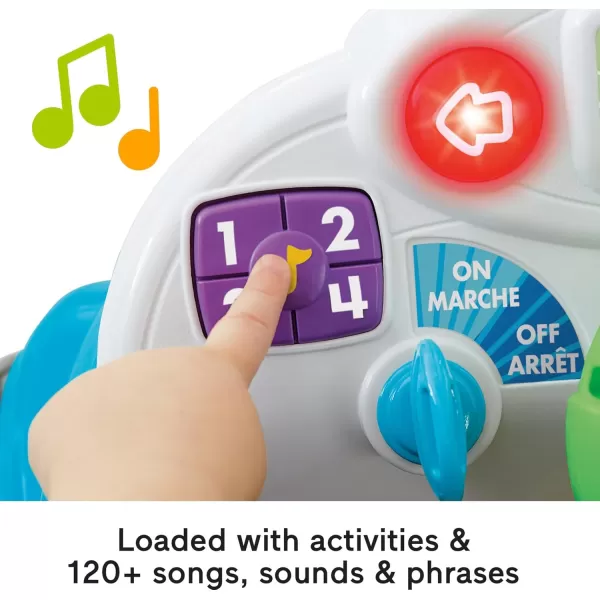 FisherPrice Baby Learning Toy Laugh ampamp Learn Crawl Around Car Activity Center with Smart Stages for Infants Ages 6 Months Blue Amazon ExclusiveBlue