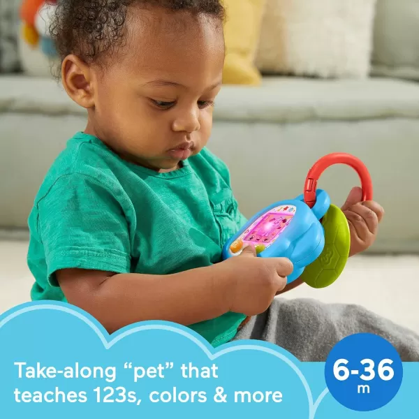 FisherPrice Baby Learning Toy Laugh ampamp Learn DigiPuppy Pretend Digital Pet with Music ampamp Lights for Developmental Play Infant Ages 6 Months