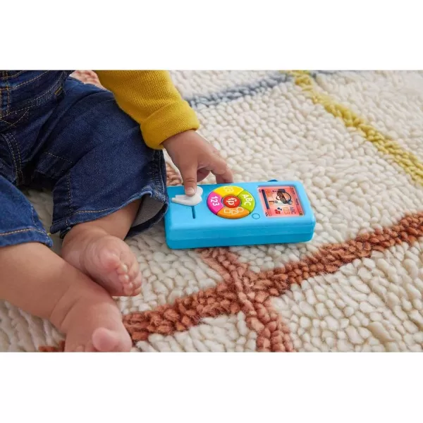 FisherPrice Baby Learning Toy Laugh ampamp Learn Puppys Music Player with Lights ampamp Fine Motor Activities for Infants Ages 6 Months Blue