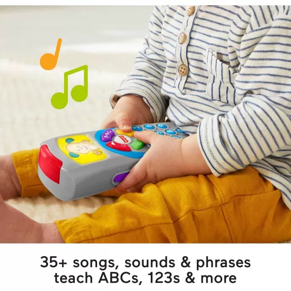 FisherPrice Baby Learning Toy Laugh ampamp Learn Puppys Remote Pretend TV Control with Music ampamp Lights for Developmental Play Infants Ages 6 MonthsPuppys Remote  New for 2024