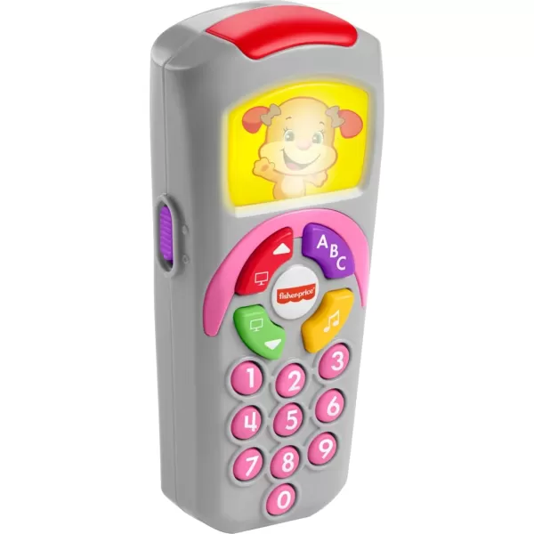 FisherPrice Baby Learning Toy Laugh ampamp Learn Puppys Remote Pretend TV Control with Music ampamp Lights for Developmental Play Infants Ages 6 MonthsSis Remote  New for 2024