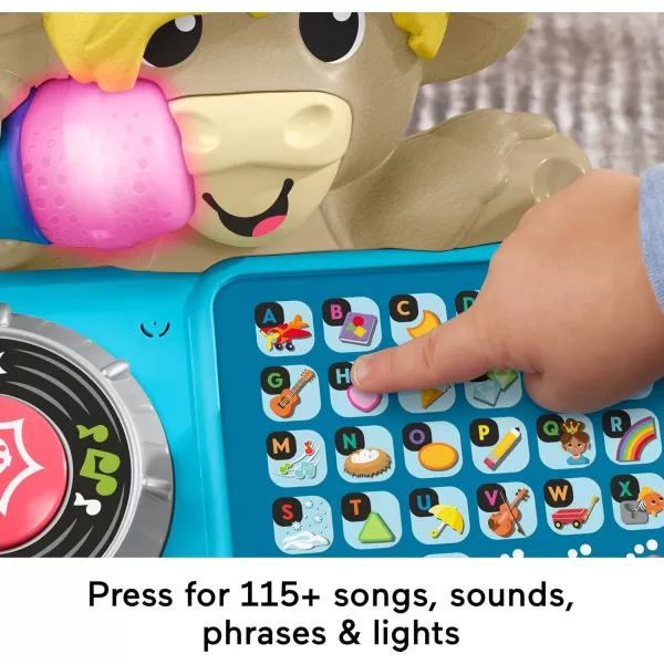 FisherPrice Baby Learning Toy Link Squad A to Z Yak with Interactive Music ampamp Lights for Ages 9 Months Compatible Only with Link Squad Items