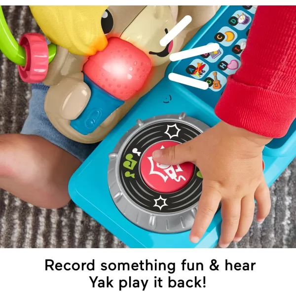 FisherPrice Baby Learning Toy Link Squad A to Z Yak with Interactive Music ampamp Lights for Ages 9 Months Compatible Only with Link Squad Items