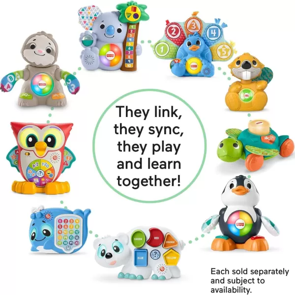 FisherPrice Baby Learning Toy Linkimals 123 Activity Llama for Ages 9 Months Compatible Only with Linkimals Items