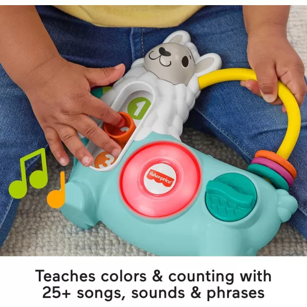 FisherPrice Baby Learning Toy Linkimals 123 Activity Llama for Ages 9 Months Compatible Only with Linkimals Items