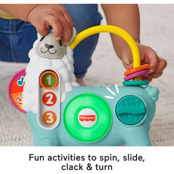 FisherPrice Baby Learning Toy Linkimals 123 Activity Llama for Ages 9 Months Compatible Only with Linkimals Items