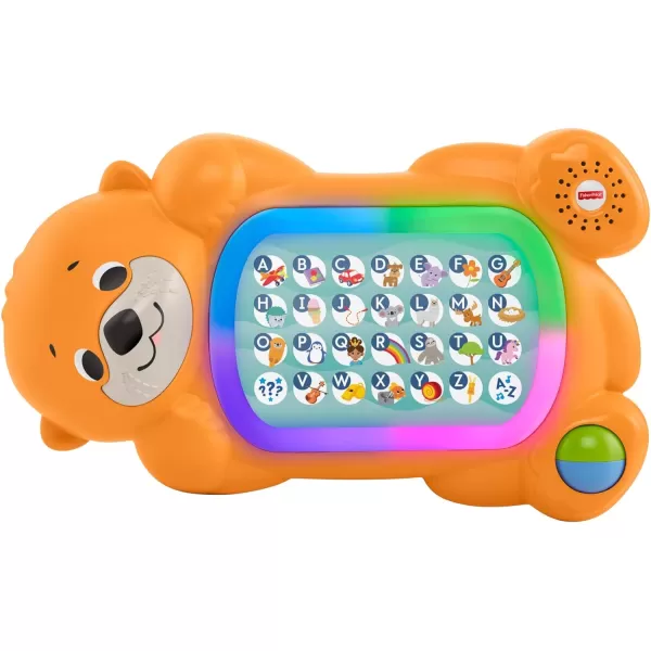 FisherPrice Baby Learning Toy Linkimals A to Z Otter with Music ampamp Lights for Infants Ages 9 Months Compatible Only with Linkimals Items