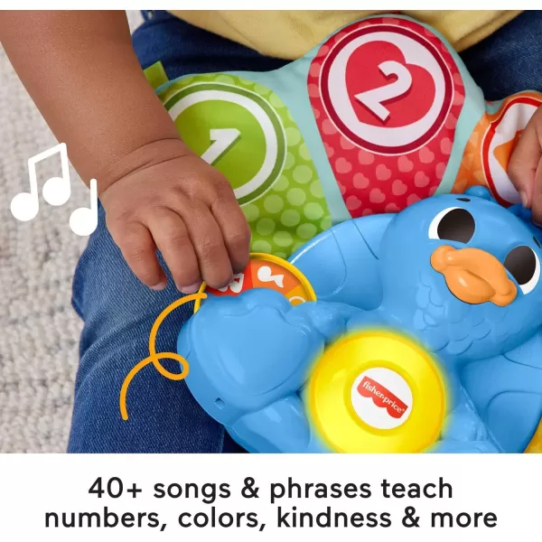 FisherPrice Baby Learning Toy Linkimals Counting ampamp Colors Peacock with Lights ampamp Music for Infants Ages 9 Months Compatible Only with Linkimals Items