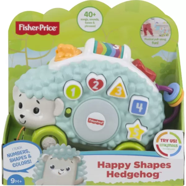 FisherPrice Baby Learning Toy Linkimals Happy Shapes Hedgehog for Ages 9 Months Compatible Only with Linkimals Items