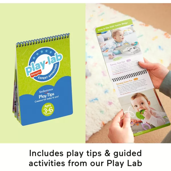 FisherPrice Baby Play Kit Lets Try Tummy Time Gift Set Developmental Toys with Activity Guide for Infants Ages 3 Months36 Months
