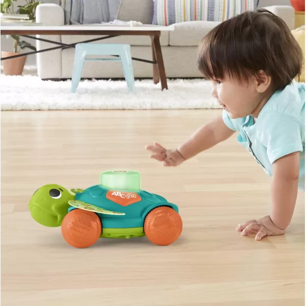 FisherPrice Baby Toy Linkimals SittoCrawl Sea Turtle for Ages 9 Months Compatible Only with Linkimals Items