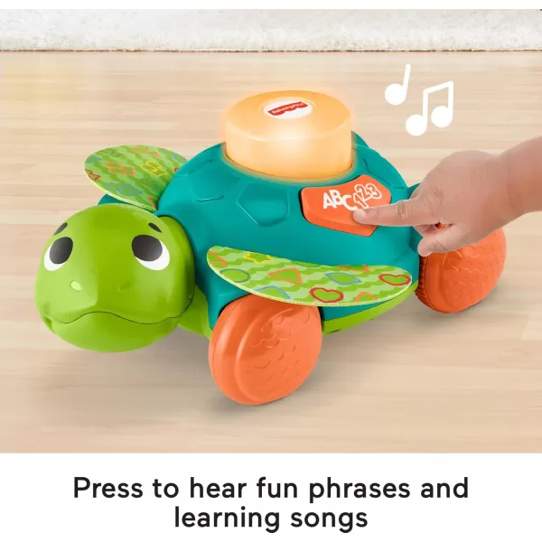 FisherPrice Baby Toy Linkimals SittoCrawl Sea Turtle for Ages 9 Months Compatible Only with Linkimals Items