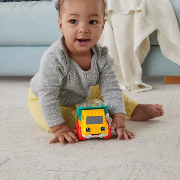 FisherPrice Baby Toy Poppity Pop Dump Truck PushAlong Vehicle with Fine Motor Activities For Infants Ages 6 MonthsDump Truck