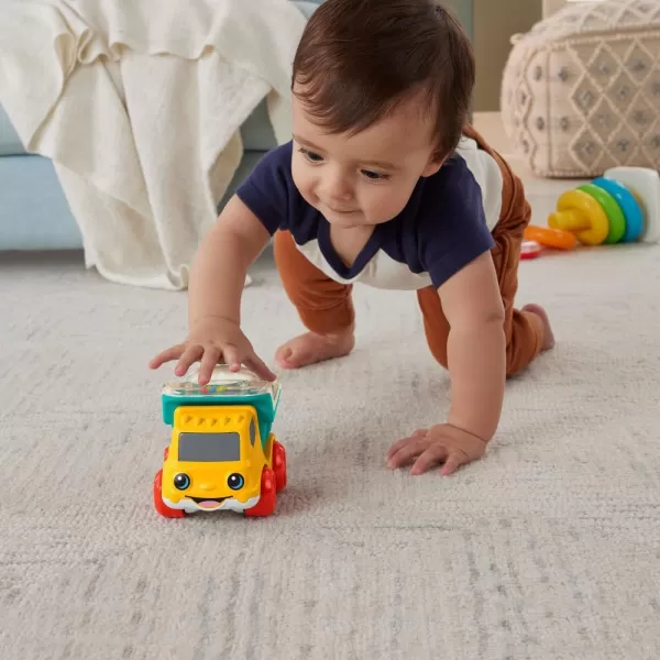 FisherPrice Baby Toy Poppity Pop Dump Truck PushAlong Vehicle with Fine Motor Activities For Infants Ages 6 MonthsDump Truck