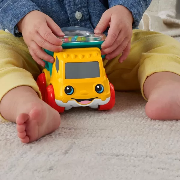 FisherPrice Baby Toy Poppity Pop Dump Truck PushAlong Vehicle with Fine Motor Activities For Infants Ages 6 MonthsDump Truck