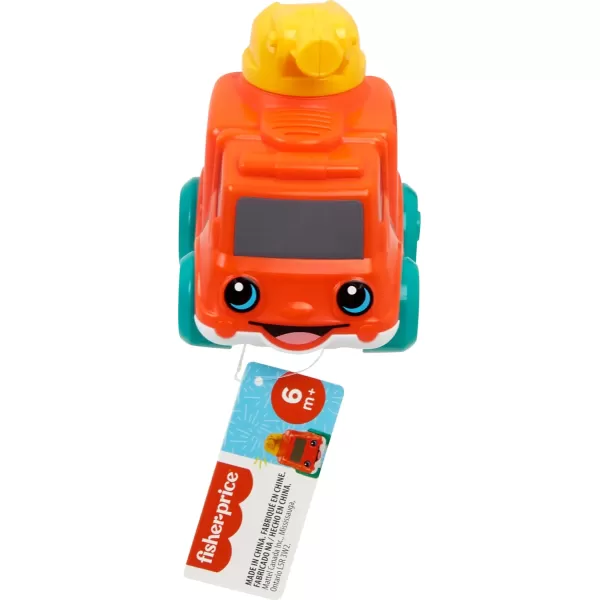 FisherPrice Baby Toy Poppity Pop Dump Truck PushAlong Vehicle with Fine Motor Activities For Infants Ages 6 MonthsFire Truck